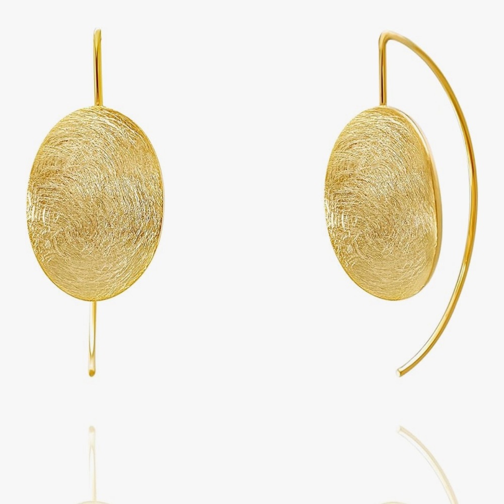 OZEL Gold Dangle Earrings
